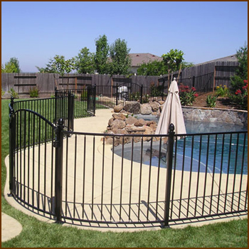 Residential Wrought iron Fence